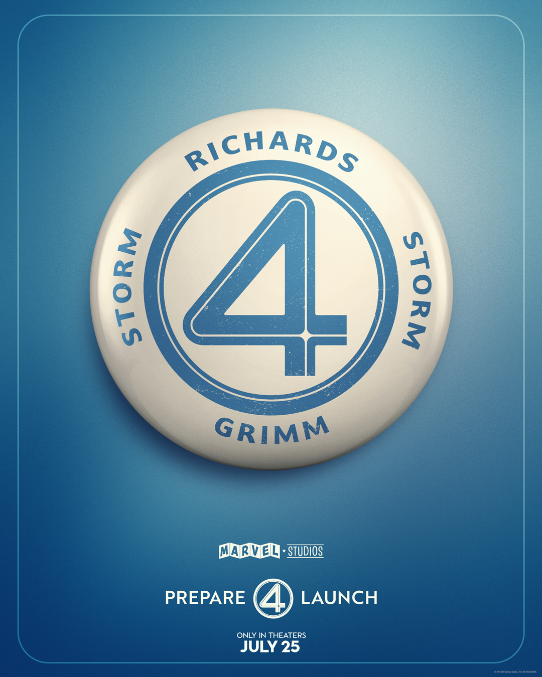 Fantastic 4 First Steps movie poster