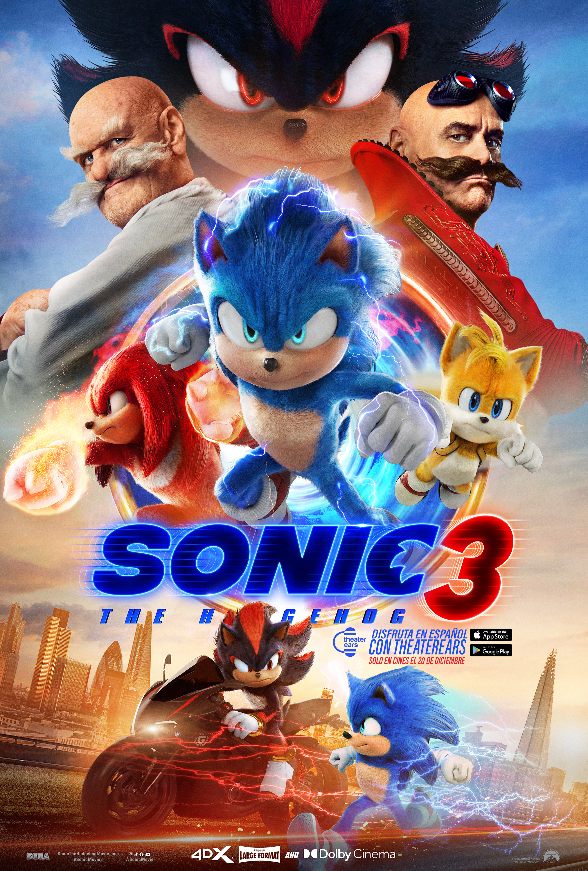 Sonic 3 Movie Poster